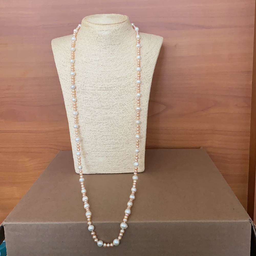 Natural PearlNecklace.Pearl Necklace.Pearl Jewelry - Picture 5 of 7